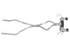 aFe MACH Force-Xp 3.5in. 304 SS C/B Exhaust System 15-18 BMW X5 M (F85) V8-4.4L (tt) - Black Tip - 49-36341-B