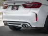 aFe MACH Force-Xp 3.5in. 304 SS C/B Exhaust w/o Muffler 15-18 BMW X5 M V8-4.4L (tt) - Polished Tip - 49-36342-P