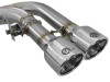 aFe MACH Force-Xp 3.5in. 304 SS C/B Exhaust w/o Muffler 15-18 BMW X5 M V8-4.4L (tt) - Polished Tip - 49-36342-P