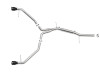 aFe 17-19 Audi A4 (L4-2.0L) MACH Force-Xp  Stainless Steel Axle-Back Exhaust System - Black Tip - 49-36419-B