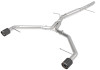 aFe 17-19 Audi A4 (L4-2.0L) MACH Force-Xp  Stainless Steel Axle-Back Exhaust System - Carbon Tip - 49-36419-C