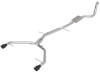 aFe 17-19 Audi A4 (B9) MACH Force-Xp 3in to 2.5in 304 SS Cat-Back Exhaust System-Dual SS Tips - 49-36420-B