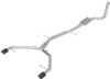 aFe 17-19 Audi A4 (B9) MACH Force-Xp 3in to 2.5in 304 SS Cat-Back Exhaust System-Dual Carbon Tips - 49-36420-C