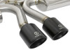 aFe Takeda 3in 304 SS Cat-Back Exhaust w/ Dual Center Black Tips 17+ Honda Civic Si (2dr) I4 1.5L - 49-36618-B