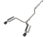 aFe 09-14 Acura TSX L4 2.4L Takeda 2-1/2in to 2-1/4in 304 SS Cat-Back Exhaust System w/ CF Tips - 49-36629-C