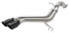 aFe Takeda 13-17 Hyundai Veloster L4-1.6L 2-1/2in 304 SS Axle-Back Exhaust w/ Black Tips - 49-37019-B