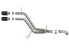 aFe Takeda 13-17 Hyundai Veloster L4-1.6L 2-1/2in 304 SS Axle-Back Exhaust w/ Carbon Fiber Tips - 49-37019-C