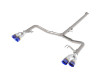 aFe Takeda 21-24 Kia K5 GT L4-2.5L (t) SS Axle-Back Exhaust System w/ Blue Flame Tips - 49-37043-L