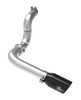aFe 20-21 Jeep Wrangler Large Bore-HD 3in 304 Stainless Steel DPF-Back Exhaust System - Black Tip - 49-38092-B