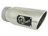aFe Large Bore-HD 3in 409SS DPF-Back Exhaust System w/ Polished Tip RAM 1500 20-21 V6-3.0 - 49-42080-P