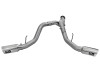 aFe LARGE BORE HD 4in 409-SS DPF-Back Exhaust w/Polished Tip 11-14 Ford Diesel Trucks V8-6.7L (td) - 49-43065-P