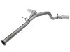 aFe LARGE BORE HD 4in 409-SS DPF-Back Exhaust w/Polished Tip 11-14 Ford Diesel Trucks V8-6.7L (td) - 49-43065-P