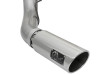 aFe LARGE BORE HD 5in 409-SS DPF-Back Exhaust w/Polished Tip 2017 Ford Diesel Trucks V8 6.7L (td) - 49-43090-P