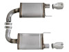 aFe MACH Force-Xp SS Axle Back Exhaust w/Polished Tips 15-17 Ford Mustang GT V8-5.0L - 49-43105-P