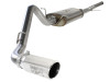 aFe MACHForce XP Exh CB,Stainless steel GM Silverado/Sierra 1500 2014 V*-5.3/6.2L Polished tip - 49-44038-P