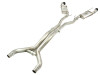 aFe MACHForce XP Exhaust 3in Stainless Stee CB/10-13 Chevy Camaro V8-6.2L (td) (gloss blk tip) - 49-44039-B