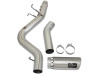 aFe LARGE BORE HD 5in 409-SS DPF-Back Exhaust w/Polished Tip 2017 GM Duramax V8-6.6L (td) L5P - 49-44085-P