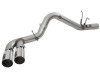 aFe Victory Series 4in 409-SS DPF-Back Exhaust w/ Dual Polished Tips 2017 GM Duramax V8-6.6L(td) L5P - 49-44089-P