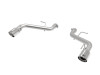 aFe POWER MACH Force-Xp 2.5in Axle-Back Exhaust System 16-20 Chevrolet Camaro SS V8 6.2L - Polished - 49-44118-P