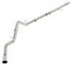 aFe Large Bore-HD 3in 409SS DPF-Back 20-21 GM Trucks L6-3.0L (td) LM2 - Polished Tip - 49-44128-P