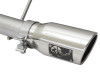 aFe Rebel Series CB 2.5in Dual Center Exit SS Exhaust w/ Polish Tip 07-15 Jeep Wrangler 3.6L/3.8L V6 - 49-48056-P