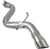 aFe MACH Force-Xp Axle-Back Exhaust System w/Polished Tip 18-20 Jeep Wrangler L4-2.0T / V6-3.6L - 49-48070-1P
