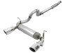 aFe Rebel Series 409 Stainless Steel Cat-Back Exhaust 18-21 Jeep Wrangler JL 2.0L (t) - Polished Tip - 49-48096-P