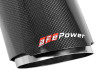 aFe MACH Force-XP 4-1/2in Carbon Fiber OE Replacement Exhaust Tips - 15-19 Dodge Charger/Hellcat - 49C32068-C