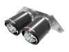 aFe Power Mach Force Xp 4in 304 SS Bolt-On Exhaust Tips Carbon Fiber 14-19 Porsche 911 GT3 3.8L/4.0L - 49C36435-C
