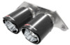 aFe Power Mach Force Xp 4in 304 SS Bolt-On Exhaust Tips Carbon Fiber 14-19 Porsche 911 GT3 3.8L/4.0L - 49C36435-C