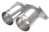 aFe Power Mach Force Xp 4in 304 SS Bolt-On Exhaust Tips Brushed 14-19 Porsche 911 GT3 3.8L/4.0L - 49C36435-H