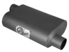aFe Scorpion Replacement Alum Steel Muffler 2-1/2in In/Out Baffled Offset/Offset 13inL x10inW x4inH - 49M00003