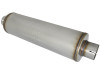 aFe MACH Force-Xp 409 SS Muffler 3-1/2in ID Center/Center x 7in Dia x 24in L - Round Body - 49M00024