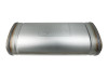 aFe MACH Force-Xp 409 SS Muffler 3in Dual Inlet/Dual Outlet 5in H x 8in W x 18in L - Oval Body - 49M00055