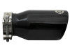aFe MACH Force-Xp Universal 409 SS Single-Wall Clamp-On Exhaust Tip - Black - 49T25354-B07