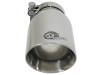 aFe MACH Force-Xp Universal 304 SS Single-Wall Clamp-On Exhaust Tip - Polished - 49T25354-P07