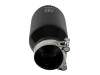 aFe Takeda 304 Stainless Steel Clamp-On Exhaust Tip 2.5in.Inlet / 4in Outlet - Black - 49T25404-B08