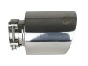 aFe MACH Force-Xp 2-1/2in 304 SS Clamp-On Exhaust Tip 2.5in In / 4.5in Out / 7in.L - Polished - 49T25454-P071
