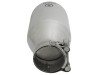 aFe Takeda 304 Stainless Steel Clamp-On Exhaust Tip 2.5in. Inlet / 4.5in. Outlet / 9in. L - Polished - 49T25454-P09