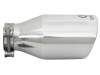 aFe Takeda 304 Stainless Steel Clamp-On Exhaust Tip 2.5in. Inlet / 4.5in. Outlet / 9in. L - Polished - 49T25454-P09