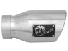 aFe MACH Force-Xp 3in Inlet x 4-1/2in Outlet x 9in Length 304 Stainless Steel Exhaust Tip - 49T30451-P09