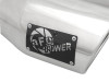 aFe MACH Force-Xp 3in Inlet x 4-1/2in Outlet x 9in Length 304 Stainless Steel Exhaust Tip - 49T30451-P09