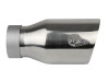 aFe MACH Force-Xp Univ 304 SS Double-Wall Clamp-On Exhaust Tip - Polished - 3in Inlet - 4.5in Outlet - 49T30454-P093