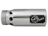 aFe SATURN 4S 4in SS Intercooled Exhaust Tip - Polished 4in In x 5in Out x 12in L Bolt-On - 49T40501-P122