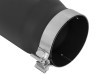 aFe Power MACH Force-Xp 5in In x 6in Out x 15in L Bolt-On 409 SS Exhaust Tip - Black - 49T50601-B15