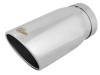 aFe Universal Bolt On Exhaust Tip Polished 5in Inlet x 6in Outlet x 12in Long - 49T50604-P12