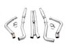 AWE Track Edition Exhaust for Stock Tips - 15+ Challenger 6.2L / 6.4L