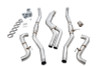 AWE Tuning 2020 Toyota Supra A90 Track Edition Exhaust - 5in Chrome Silver Tips - 3015-32116