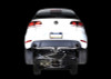 AWE Tuning Mk6 GTI Performance Catback - Diamond Black Round Tips - 3015-33038
