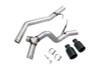 AWE Tuning 2020+ Jeep Gladiator 3.6L Trail-to-Tread (Dual Exhaust) Conversion Kit w/Diamond Blk Tips - 3015-33065